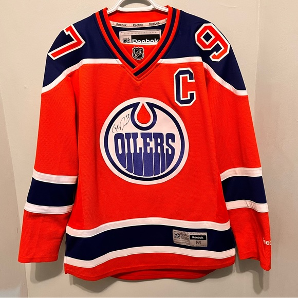 Reebok Other - *Autographed* -Reebok - Men’s Medium -Edmonton Oilers -Connor Mcdavid Jersey #97